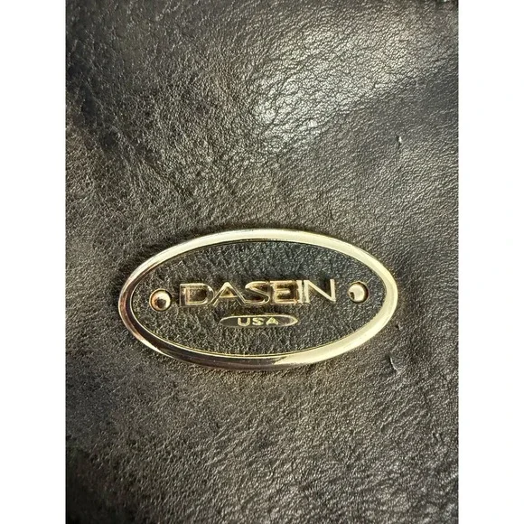 Dasein‎ Women Stylish Handbag Satchel Tote Shoulder Bag Studs Bronzed Brown - Picture 11 of 16